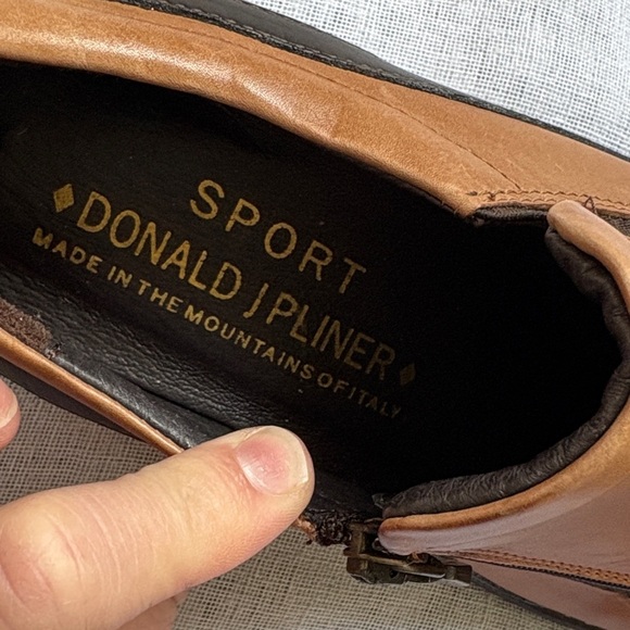 Donald J. Pliner Tan Leather Women's Loafer - Picture 10 of 15